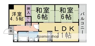 アビジット【403号室】の間取り