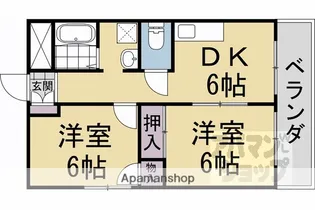 パレット御池【310号室】の間取り