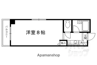 SHICATA SEPT BLDG【303号室】の間取り