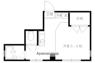 F・GROWTH【203号室】の間取り