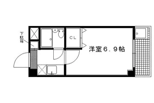 ルミエール末広【303RV号室】の間取り