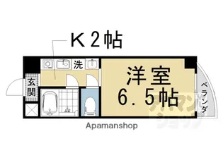 CUBE31【2-F号室】の間取り