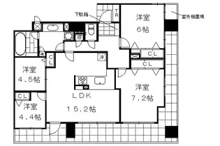 プレサンス京都四条河原町ネクステージ【12階】の間取り
