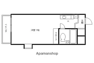 メゾン・ド・パンドール【401号室】の間取り