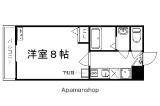 セレーノ御前蛸薬師【102号室】の間取り