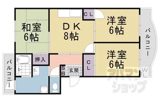 パティオヒロ【103号室】の間取り