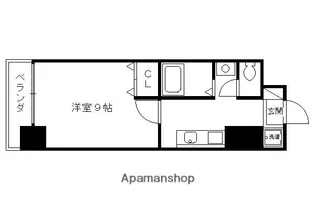 ブリリアンスITO【1103号室】の間取り