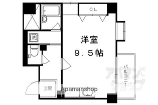 ダイアパレス西大路御池【601号室】の間取り