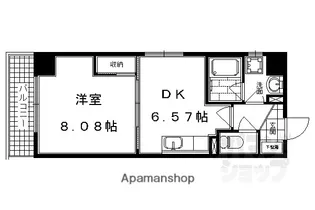 プラネシア星の子四条西洞院【404号室】の間取り