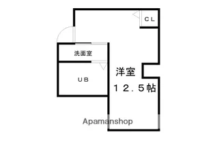 カーサミーア北白川【218号室】の間取り