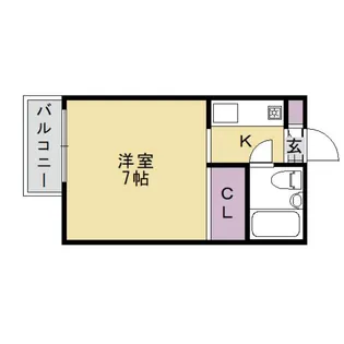 ロイヤルハイツナカムラ【302号室】の間取り