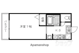 ステラハウス光【101号室】の間取り