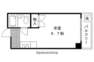 アサヒカレッジハイツ【306号室】の間取り