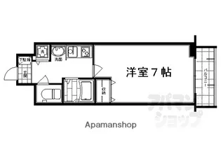 プレサンス京都四条烏丸クロス【1階】の間取り