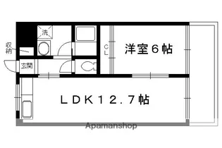 コーポポルスター【2階】の間取り