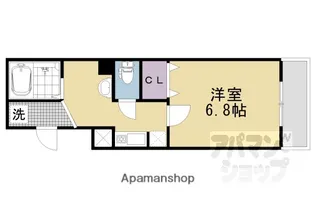 バインオークNIC【512ベ号室】の間取り