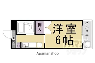 洛西みやびビル【506号室】の間取り