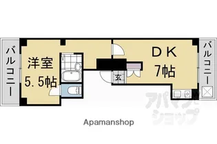 プチエレガンス【201号室】の間取り