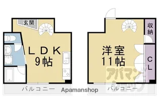 KーFLAT【708号室】の間取り