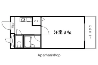 ジュネス丸池【B408号室】の間取り