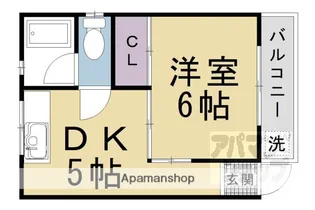 きよしマンション【302号室】の間取り