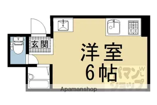 京都府京都市下京区本塩竈町【マンション】の間取り