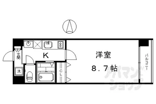 カスタリア京都西七条【5階】の間取り
