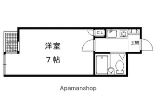 ナルド北白川【303号室】の間取り
