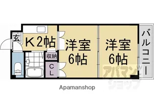 サンチェリー高田I【405号室】の間取り