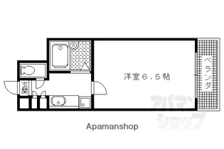 ピラーズ北山【113B号室】の間取り