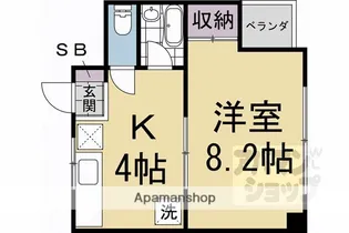 第2ヌヴェールハイツ【105号室】の間取り
