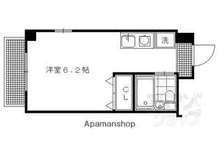 アブレスト岩倉【1101号室】の間取り