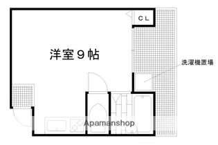ウイング塔ノ段【101号室】の間取り