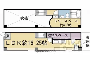プレディオ岡崎【202号室】の間取り