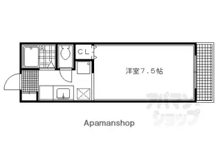 エルフィール【102号室】の間取り
