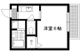 アベニュー室町【101号室】の間取り