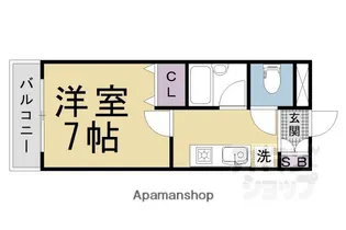アストリア桂【103号室】の間取り