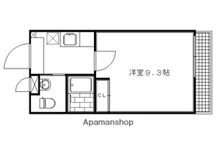 京都府京都市下京区西新屋敷中之町【マンション】の間取り