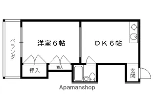 エクセレントCoCo(ココ)【3階】の間取り