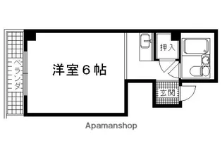 高倉ハイツ【402号室】の間取り