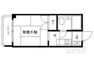 コンラッドハイツ【305号室】の間取り