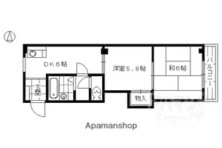 澤屋ビル【201号室】の間取り