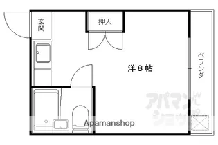1Kの間取り画像