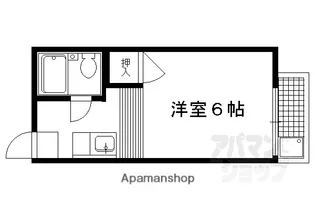花園橋ハイツ【103号室】の間取り