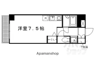 DETOMー1烏丸五条【307号室】の間取り