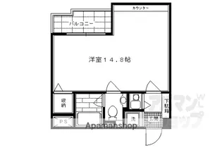 グラシオーズ芦刈山【705号室】の間取り