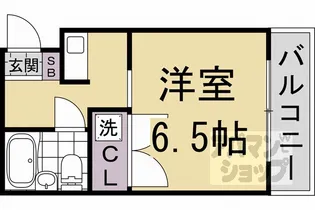 京都府京都市上京区室町頭町【マンション】の間取り