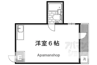 ライブコート二軒茶屋【402号室】の間取り