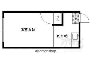 パレ修学院【22号室】の間取り