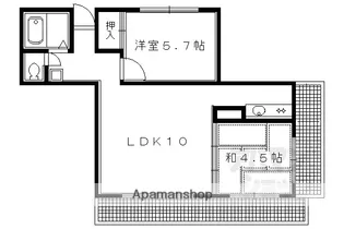 フクエハイツ【303号室】の間取り